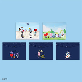 BT21 x Monopoly  PP File Pocket Set - Official