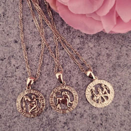 Twelve Zodiac Signs Necklace