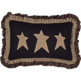 HERITAGE FARMS PRIMITIVE STARS PILLOW 14X22
