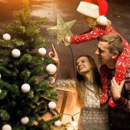 Projection Star Christmas Tree Topper