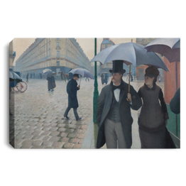 Paris Street, Rainy Day by Caillebotte - Wall Art Canvases