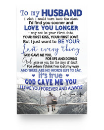 iWow Customized to My Husband Poster Nice Gifts for Husband Anniversary Posters Family Friend Gift Unisex, Awesome Birthday Perfect Happy Birthday Gift Decor Bedroom, Living Room 11x17 Poster