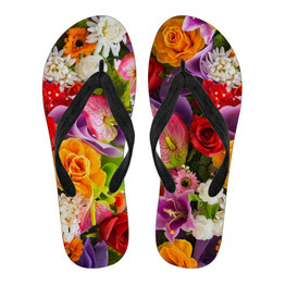 Flower  Women's Flip Flops