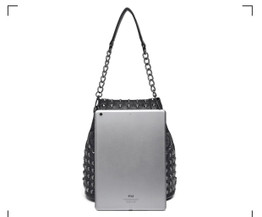 Skull rivets backpack