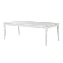 Isle of Palms Antique White Rectangular Dining Table