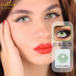 1 Pair  Bitas Ocean Color  Beautiful Pupil Contact Lenses Cosmetic Contact Lens Eye Color (2pcs)