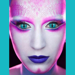 cosplay cat eye green (12 months) contact lenses