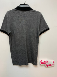 Express Pique Polo Grey