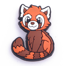 Premium Penn The Red Panda Animal Cartoon Croc Charm
