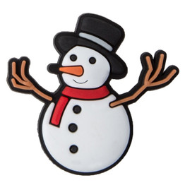 Premium Christmas Snow Man With Top Hat Croc Charm