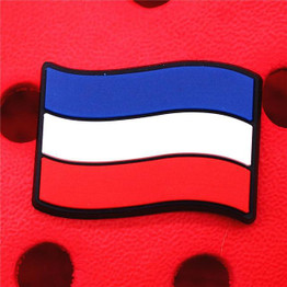 Premium Yugoslavia Flag Croc Charm