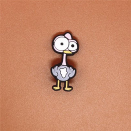 Cute Cartoon Bird Animal Croc Charm