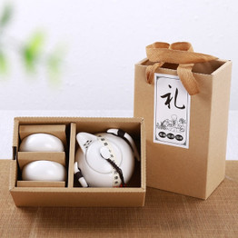 Traditional Chinese Puer Tea Pot and Cups Gift Set