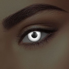 cosplay fluorescent green turquoise/bright white  (12 months) contact lenses