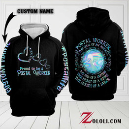 Proud to be a Postal Worker Hoodie 3D Custom TTM
