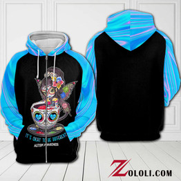 Autism Awareness It's Okay To Be Different Hoodie 3D Custom TXX