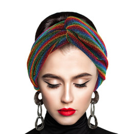 Rainbow Knotted Headband