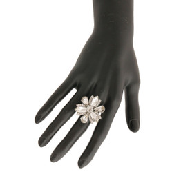 Crystal and Rhinestone Stretch Ring