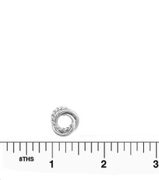 Rope Metal Knotted Earrings