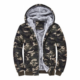 Military Camouflage Hooded Jacket