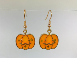 Pumpkin Earrings, Halloween Earrings