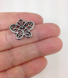 5 Butterfly Charms wholesale