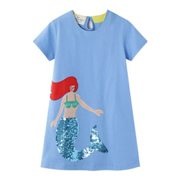 Ocean Blue Mermaid Dress