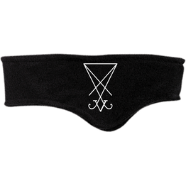 Sigil of Lucifer Embroidered Fleece Headband