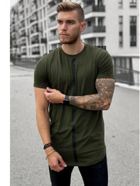Silk Tshirt O-Neck Short Jogging Mens Shirts