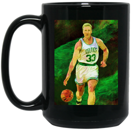 G.O.A.T #33 Bird  15 oz. Black Mug
