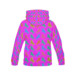 Pink Unicorn All Over Print Hoodie