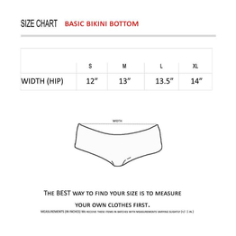 Women's 2 Piece Bikini Sky Printed Beach Swimwear Made in USA