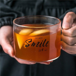 Large Inspiring Glass Mug