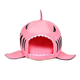 Cartoon Shark Dog Bed House