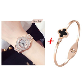 Luxury Rhinestone  Bracelet Watch