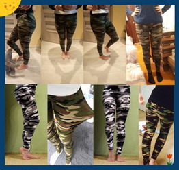 Fitness Pant Leggings Casual Milk Legging For Women Camouflage Printing Elasticity Leggings Camouflage