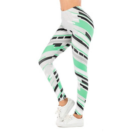 Sexy Women Legging leaf Printing Fitness leggins Fashion Slim legins High Waist Leggings Woman Pants