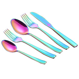 5 Pcs/set Prismatic Lux Cutlery Set