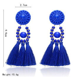 Luxury  Beads Tassel Earrings