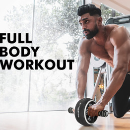 Fitness Invention Ab Roller Wheel - 3-in-1 Ab Wheel Roller with Knee Mat and Jump Rope - Ab Roller Wheel for Abdominal Exercise - Ab Workout - Home Workout Equipment - Abs Wheel Roller - Abs Roller