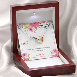 Mother's Day Gift [Best Gift 2021] Luxury Interlocking Hearts Necklace - Mom - Love A Mother Gives