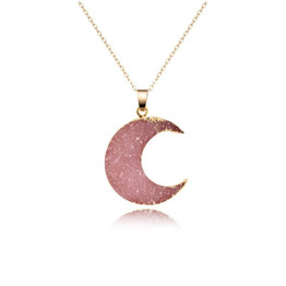 Shimmering Crescent Moon Necklace