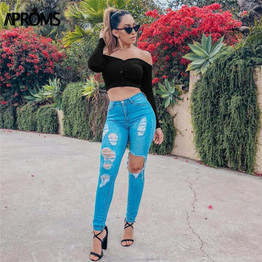 Women Off Shoulder Cropped Tank Tops  Ribbed Knitted Crop Top Basic Tee Shirts