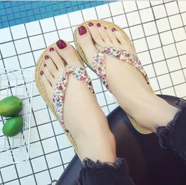 home slippers women bathroom Summer Non-slip Platform Shoes