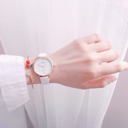 Fashion Casual Women Watches Elegant Ladies Leather Wristwatches