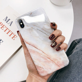 Geometric Marble Phone Cases For iPhone