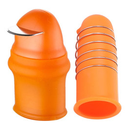 Silicone Thumb Knife Finger Protector Gears Cutting Vegetable Harvesting