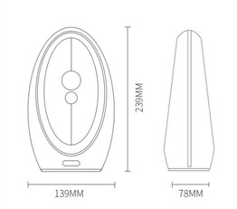 Creative Intelligent LED Night Light Magnetic Suspension Planetary Study Lamp
