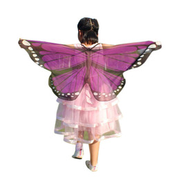 Butterfly Wings  Shawl Kids Boys Girls Costume Accessory