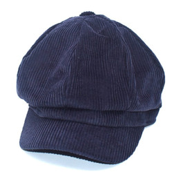 New Octagonal Hats Women Vintage  Beret Hat Autumn Winter